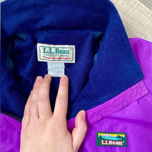 LL Bean Vintage Three Season Jacket - Picture 2 of 4